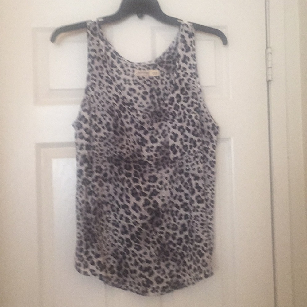 SMOKE FREE HOUSE - L (12-14) Wht w/Blk Leopard